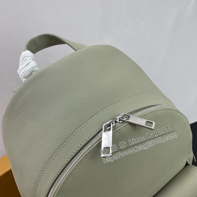 Lv路易威登2023專櫃新款Takeoff雙肩包 LV純色牛皮男士後背包 M22503 ydh5156